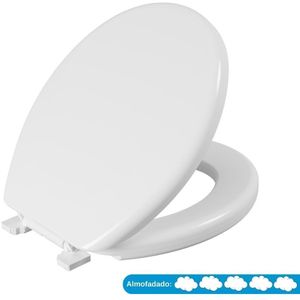 Assento Sanitário Astra Almofadado Reforçado Branco TAR/AS*BR1