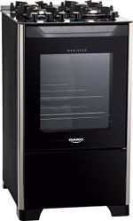 Fogao-a-Gas-de-Piso-4-Bocas-Dako-Magister-Mesa-de-Vidro-com-AcendimentoAutomatico-Preto-Bivolt