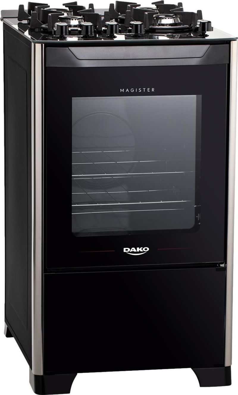 Fogao-a-Gas-de-Piso-4-Bocas-Dako-Magister-Mesa-de-Vidro-com-AcendimentoAutomatico-Preto-Bivolt