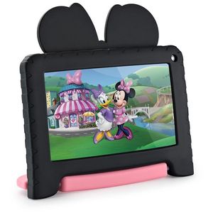 Tablet Multilaser Minnie NB414 Preto e Rosa