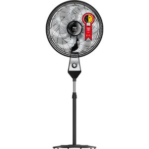 Ventilador de Coluna Wap Flow Turbo 8 Pás Preto e Cinza 220V