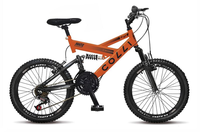Bicicleta-Aro-20-Infantil-Colli-Gps-Laranja-Neon