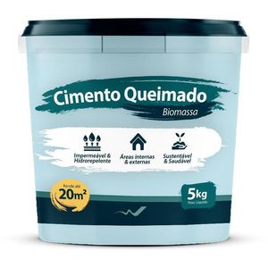 Cimento Queimado Biomassa Baby Blue 5Kg