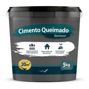 Cimento Queimado Biomassa Hematita 5Kg