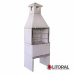 Churrasqueira-De-Concreto-Refratario-Litoral-Natural-Lisa-55Cm-ComAcessorios