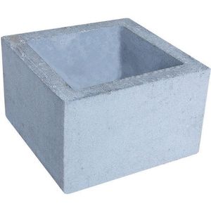 Duto De Concreto Para Churrasqueira De Concreto Litoral Natural30X30X25Cm