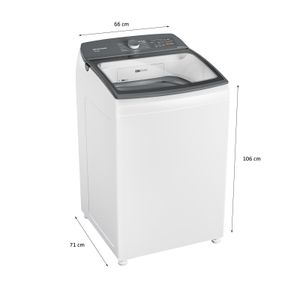Máquina de Lavar Roupas Brastemp BWF15ABBNA 15KG Branco 220V