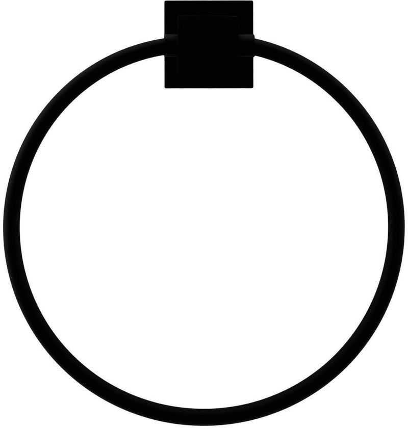 Porta-Toalha-Fani-Argola-Preto-Fosco-161cm