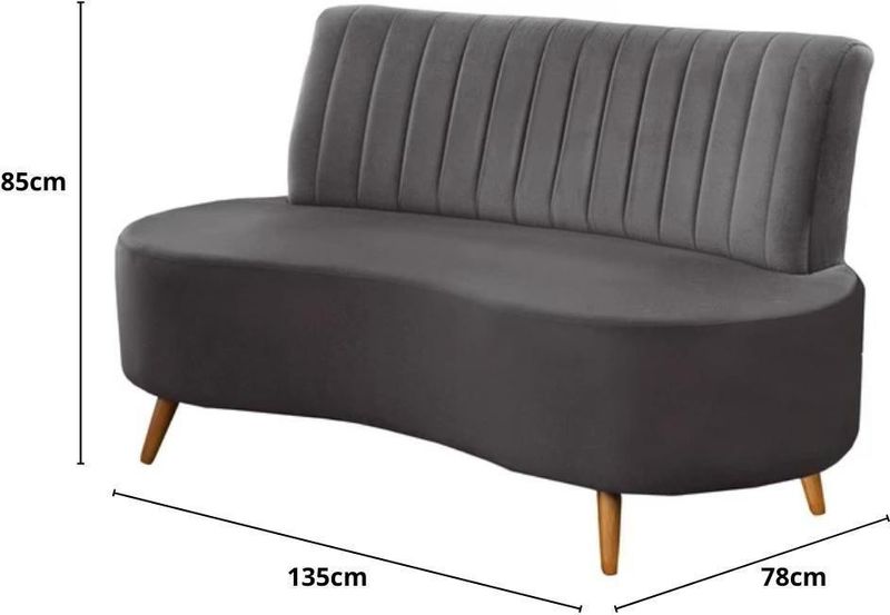 Sofa-2-Lugares-Konfort-Living-Qatar-Cinza-Escuro-135cm
