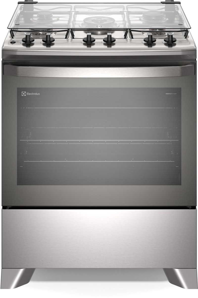 Fogao-a-Gas-de-Piso-5-Bocas-Electrolux-FE5IC-Acendimento-Automatico-Inox-Mesa-Inox-Bivolt