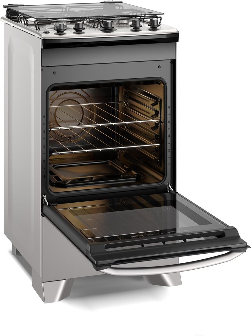 Fogao-a-Gas-de-Piso-4-Bocas-Electrolux-FE4IS-Acendimento-Automatico-Inox-Mesa-Inox-Bivolt