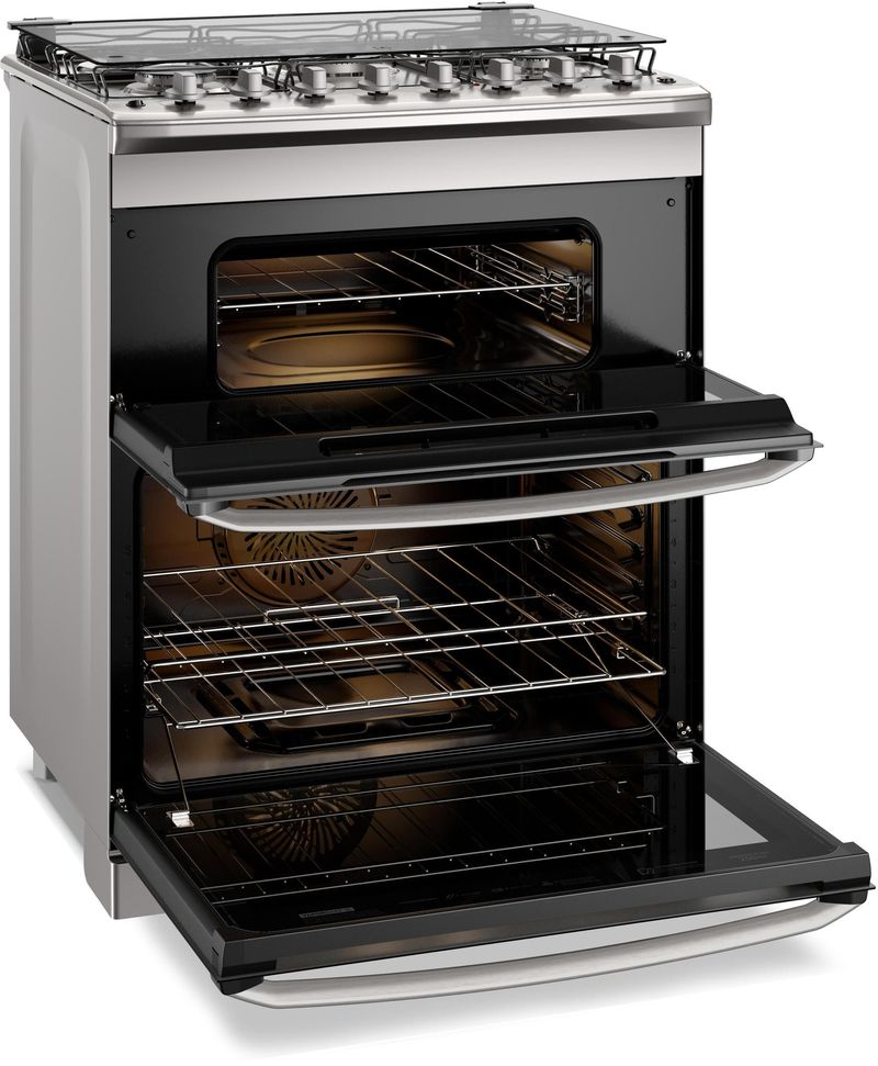 Fogao-a-Gas-de-Piso-5-Bocas-Electrolux-FE5DC-Acendimento-Automatico-Prata-220V-Mesa-Inox-Com-Duplo-F