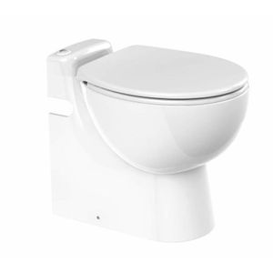 Vaso Sanitário Convencional com Bomba Trituradora Sanicompact Branco