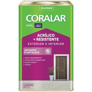 Tinta Acrílica Coralar Duo Fosco Camurca 18L