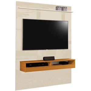 Painel Para TV Suspenso até 50" Polegadas EDN Home Torino II 776160 Off White Cedro