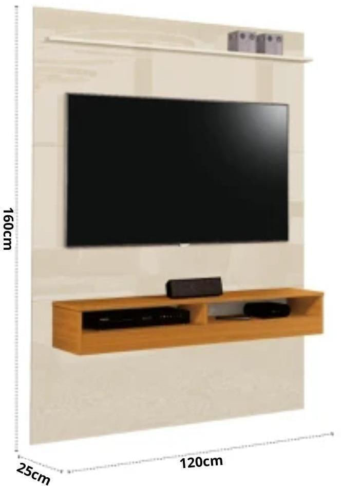 Painel-Para-TV-Suspenso-ate-50-Polegadas-EDN-Home-Torino-II-776160-Off-White-Cedro