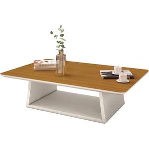Mesa de Centro EDN Holambra 17658 Off White Cedro