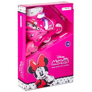Patins Inline 2 Em 1 Tam 31-34 Minnie Multikids - BR1160