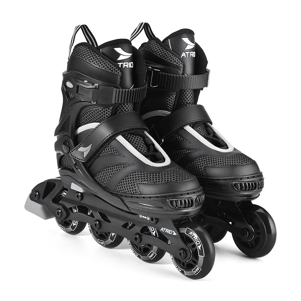 PATINS INLINE INFANTIL TXT ENERGY REGULÁVEL - PRETO/ROSA