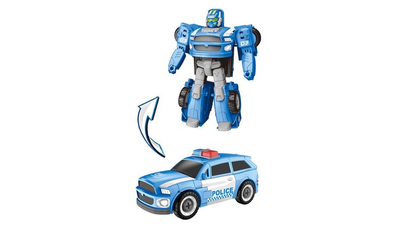 Brinquedo Infantil Caminhão Policia City Machine Multikids Azul