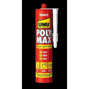 Cola e Veda e Fixa Multi Superfícies Adere Poly Max Branco 425g