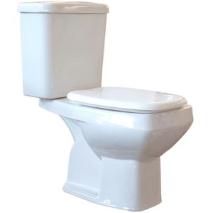Vaso Sanitário com Caixa Acoplada Luzarte Anturius Acionamento Duplo Branco 3/6 Litros