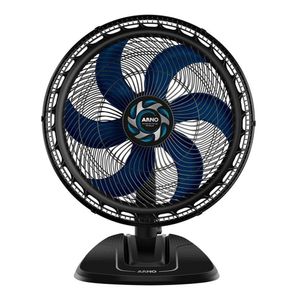 Ventilador De Mesa Arno 50cm Vb50 Breezer Preto/Azul 220v