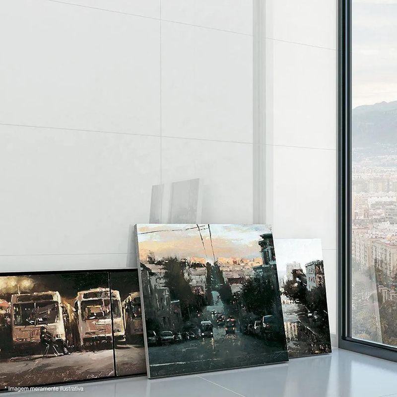 Porcelanato-Incepa-33x60cm-Glacial-Snow-Brilho-Branco-Classe-A