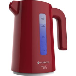 Chaleira Elétrica Thermo One 1,7L Vermelha 127v - Cadence