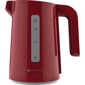 Chaleira Elétrica Thermo One 1,7L Vermelha 220v - Cadence