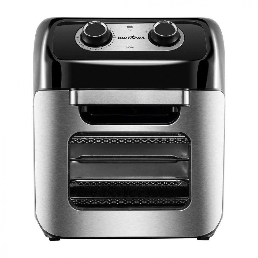 Fritadeira Britânia Oven Air Fryer 12L Bfr2300P Preto 220V