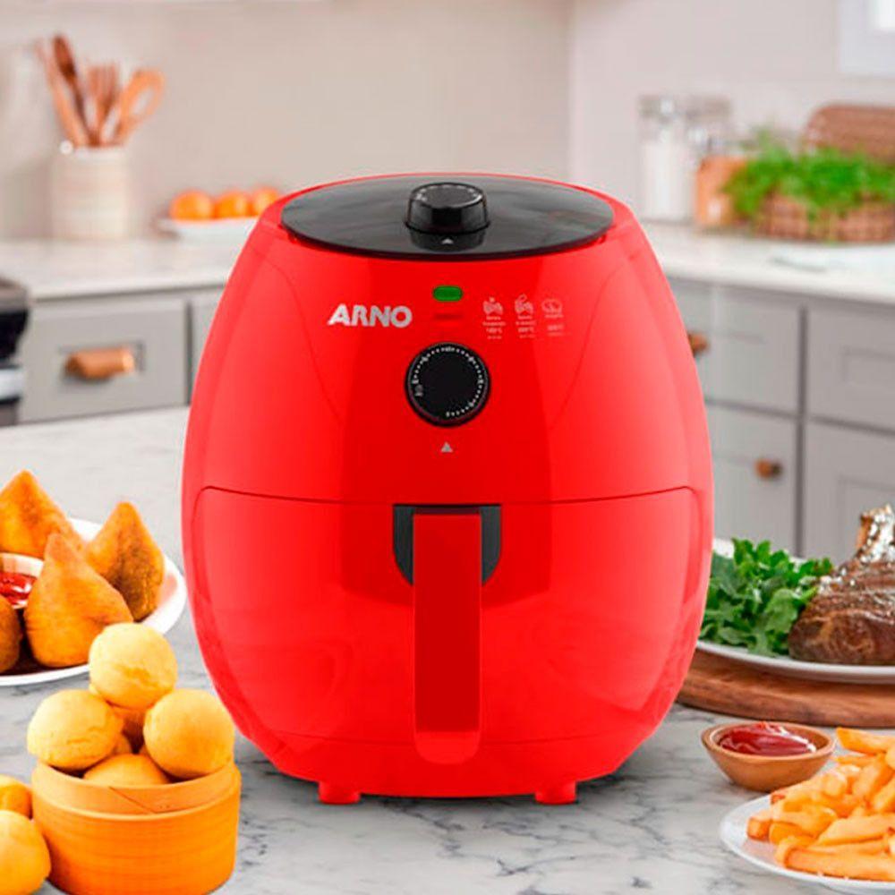 Fritadeira sem Óleo Airfry Easy Fry 3,2 Litros Hot Air e Cesto Removível  Arno