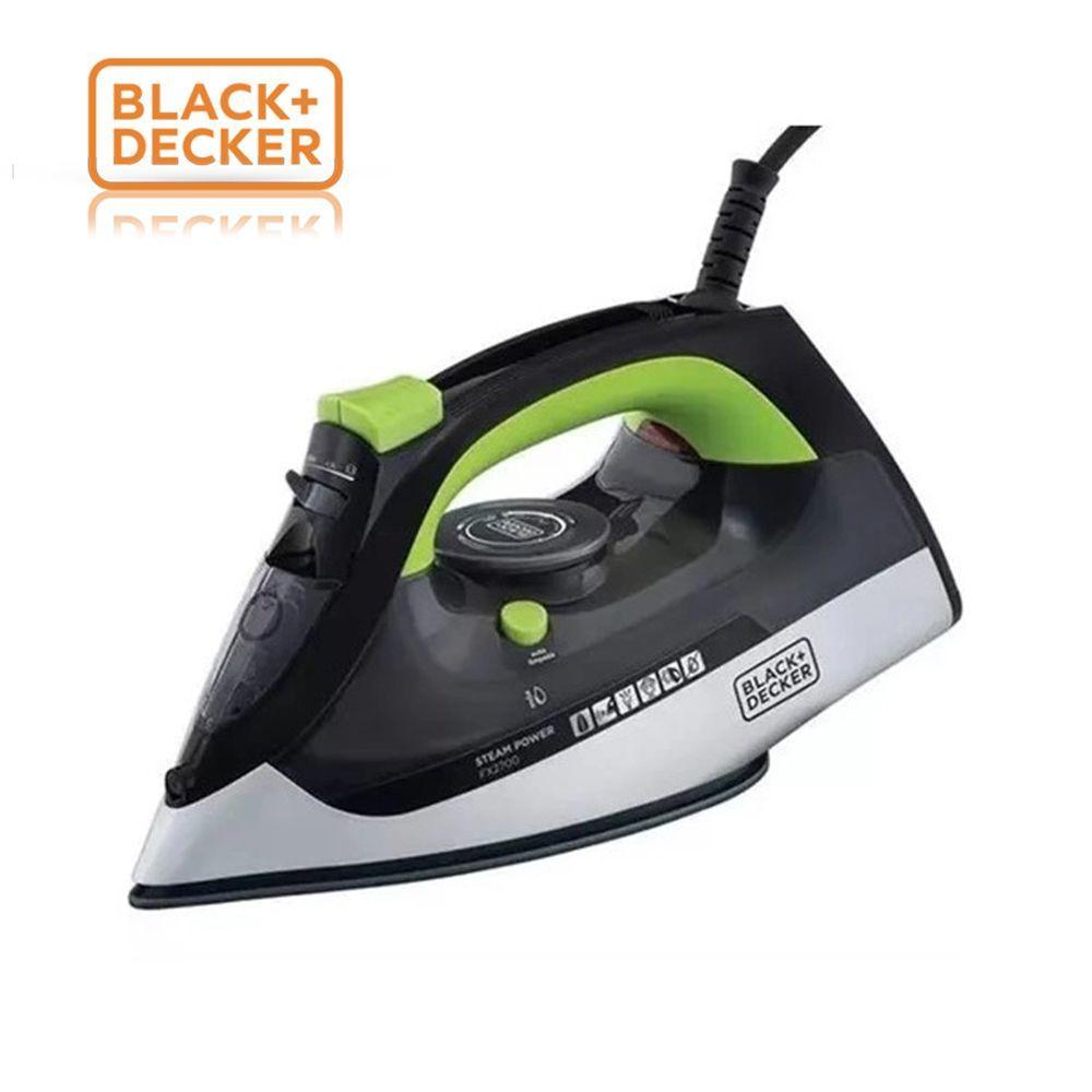 Ferro De Passar Roupa A Seco Black + Decker 127v Preto/cromado - Vfa1110tm2  Preto 110v