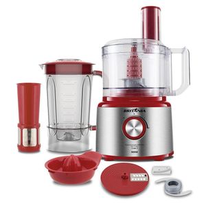 Multiprocessador Britânia Bmp2700v 5Em1 Inox Turbo 900w 127v