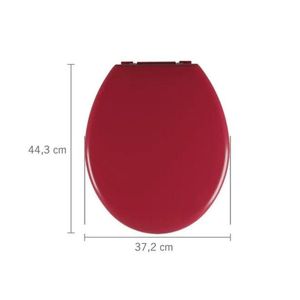 Assento Almofadado Oval - Astra Vermelho
