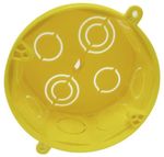Caixa-de-Luz-Plastilit-Octogonal-Amarela-Com-Fundo-Removivel