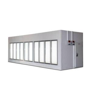 Walk in Cooler Gallant Resfriados 10 Portas Vidro com Piso Painel 220V/3F CWRCP-10