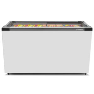 EXPOSITOR HORIZONTAL METALFRIO 388L 127V 2 PORTAS BRANCO (NF40)