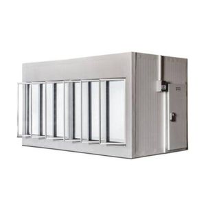 Walk in Cooler Gallant Resfriados 6 Portas Vidro com Piso Painel 380V/3F CWRCP-06
