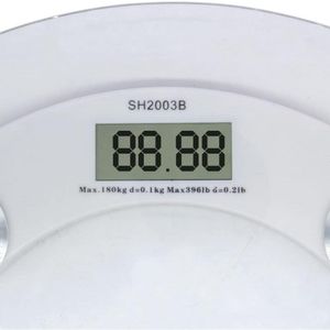 Balança Digital Vidro Temperado 180Kg Banheiro Academia