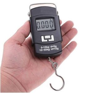 Balança Digital Portátil com Gancho para Pesca e Mala 50kg