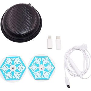 Estimulador Corpo Portátil Muscular Massageador Elétrico Tonificador Celular Relaxamento