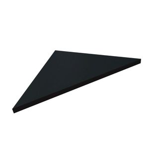 Prateleira De Canto 42x30 Cm Preto Em Mdf