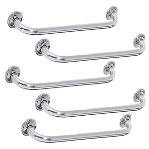 Alça Barra Apoio Kit 5 Uni 60cm Acessibilidade Banheiro Idoso Cadeirante Gestante Criança Segurança Evita Acidente
