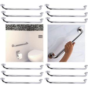 Alça Barra Apoio 70cm Kit 12 Uni Banheiro Idoso e etc, Evita Acidentes