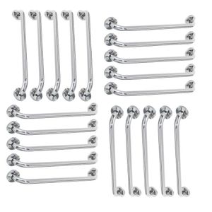 Alça Barra Apoio 60 Cm Inox Kit 20 Unidades Acessibilidade Idoso Gestante Deficiente Segurança Box Banheiro Corrimao