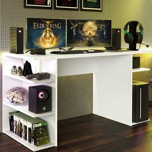Mesa Para Computador Gamer - Branco