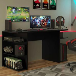 Mesa Gamer Preto em MDP Madesa