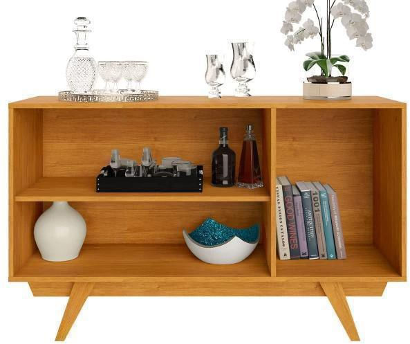 Balcão Buffet 3 Portas Cardian JCM Cinamomo e Off White