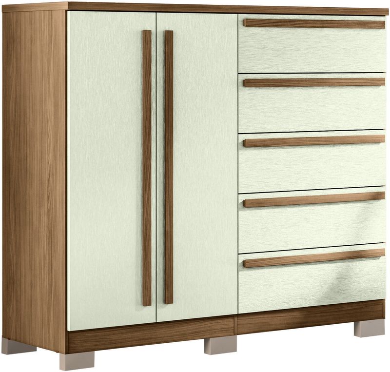 Comoda-5-Gavetas-2-Portas-com-Cabideiro-Santos-Andira-Malaga-Jatoba-eAreia